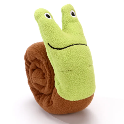 Snuffle Snail Squeak Dog Puzzle Toy