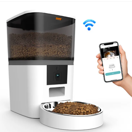 Automatic Wifi Phone Controlled Dog and Cat Pet Feeder