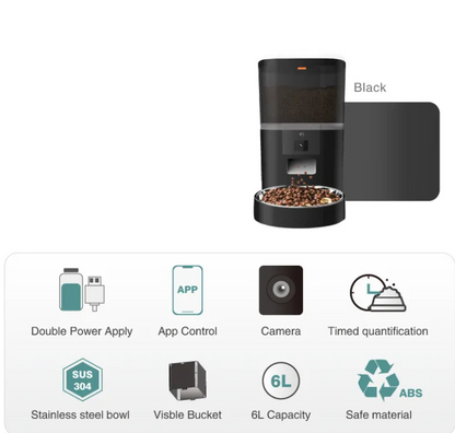 Automatic Wifi Phone Controlled Dog and Cat Pet Feeder