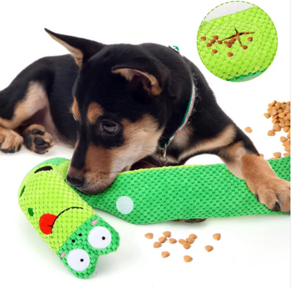 Snuffle Snail Squeak Dog Puzzle Toy